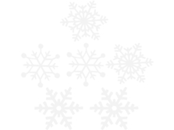 Enfeites Natal Feltro Branco Formato Floco 6 Peças Decoração Inverno Casamentos Festas Neve GOKOCO