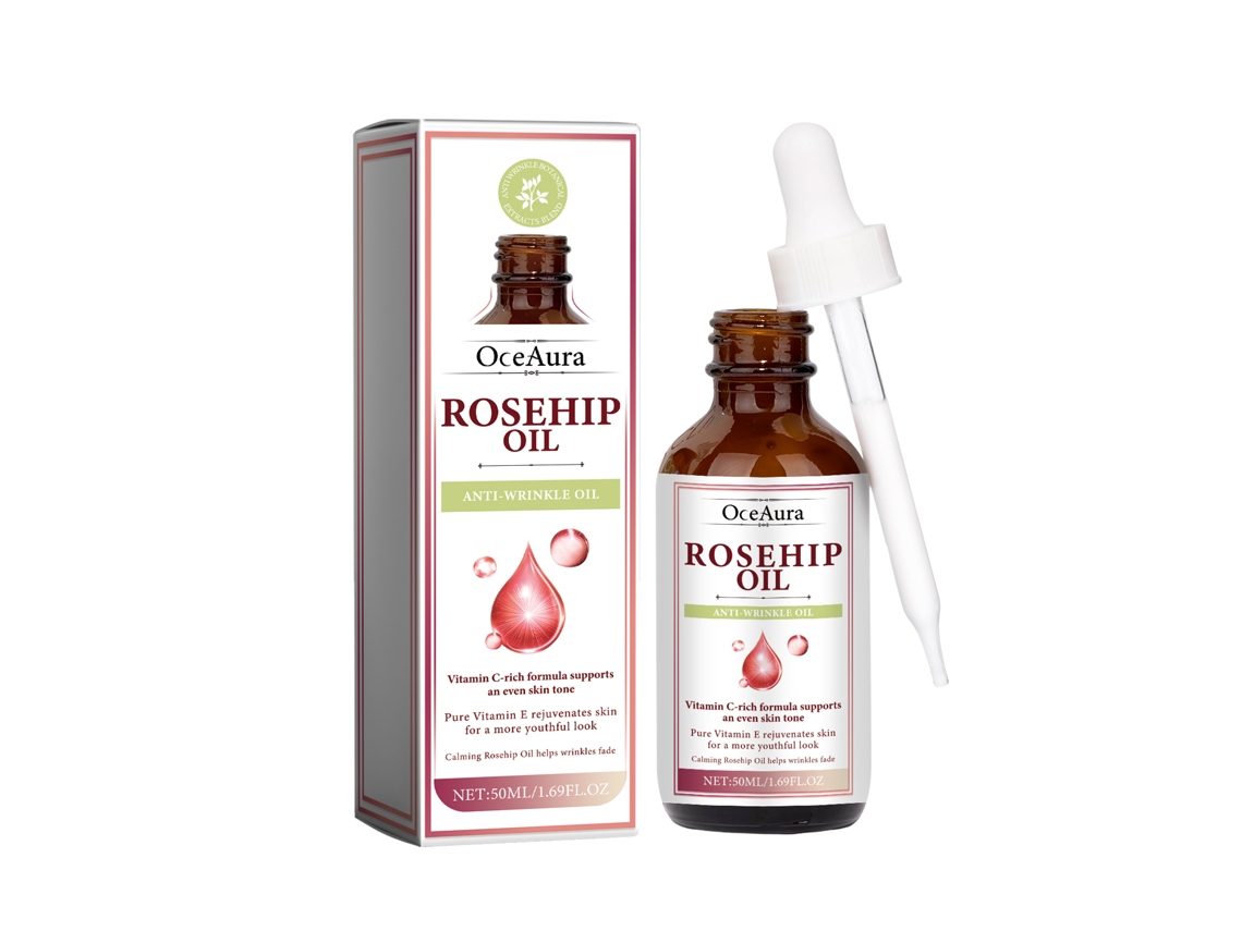 Sérum Facial De Óleo De Rosa Mosqueta Oceaura Reduz Rugas Hidrata E Fortalece Pele Elástica