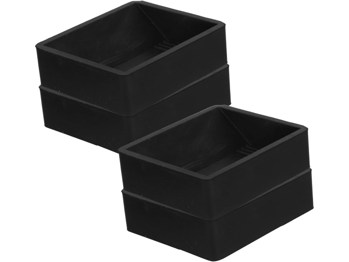 Conjunto De 4 Peças De Batentes Para Rodízios Fixos E Giratórios, Com Encaixes Para Copos.