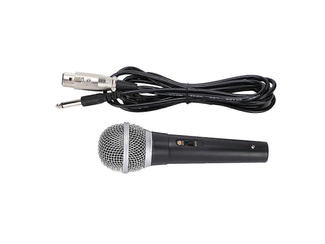 Lurelia Microfone Dinâmico Profissional Xlr, Portátil para Palco, Voz e Karaokê