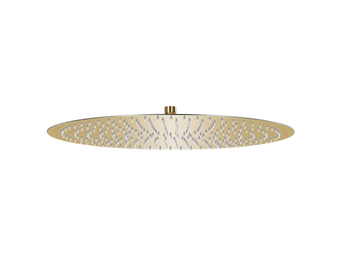Vidaxl Cabeça De Chuveiro Redonda 50 Cm Aço Inoxidável Dourado