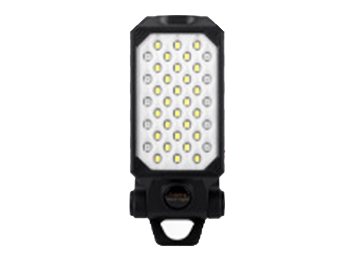 Luz De Trabalho Cob Led Com Carregamento Usb E Ímã Luz Branca Vermelha Azul Pisca Para Acampamento Outdoor 598b