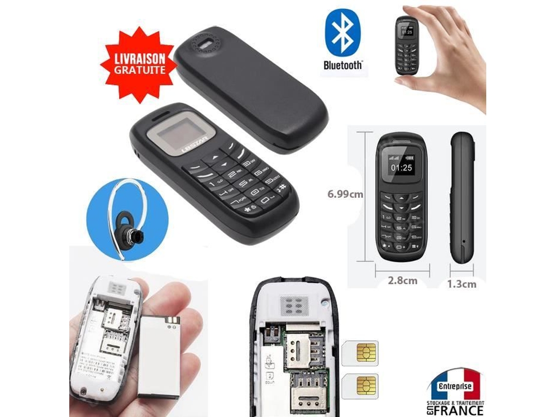 Mini Pocket Phone Bm70 Dual Sim Bluetooth Headset GSM Celular Discreto Áudio Importação