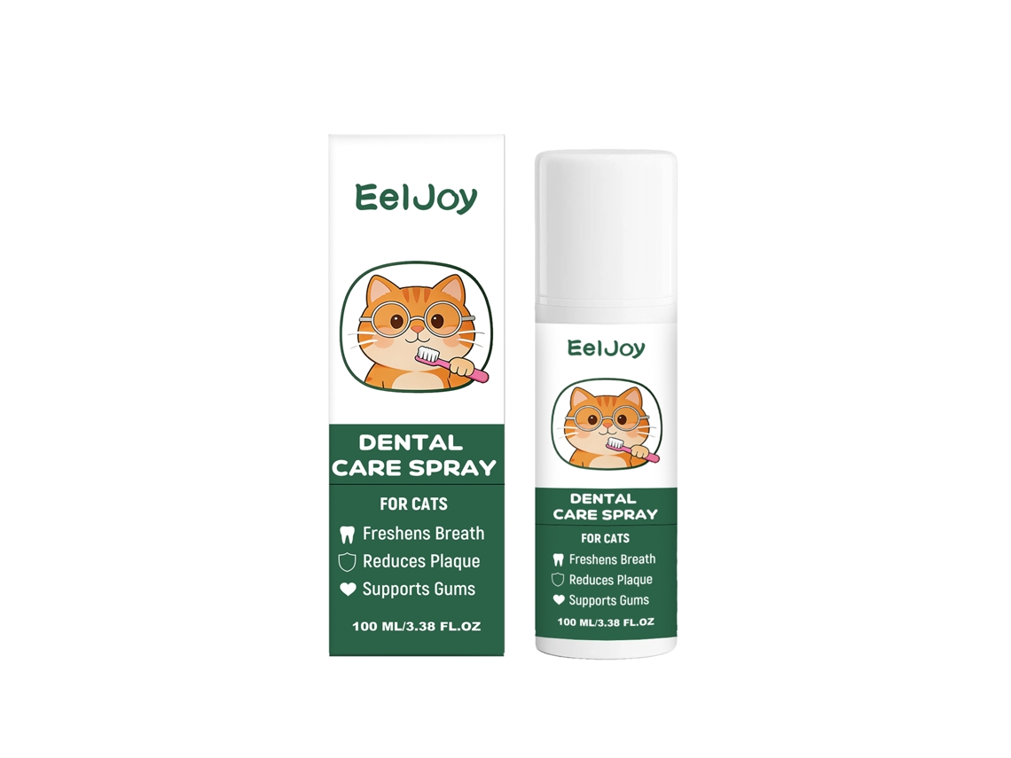 Eeljoy Spray de Higiene Oral para Gatos, Fácil Limpeza e Odor Controlado LAXISCREED