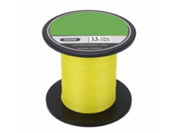 Linha de Pesca Trançada 8 Fios 500m Pe Amarela
