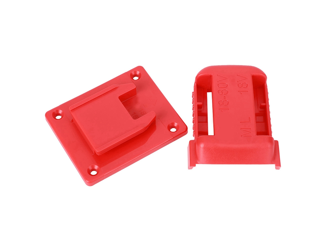 Dispositivo de montagem de bateria de 20 V para baterias de 18 V e ferramentas elétricas (Rouge)