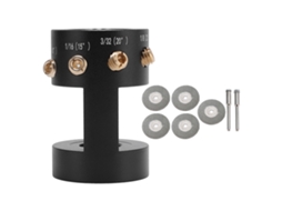 Ferramenta de refinamento de eletrodo de tungstênio TIG (com 4 ranhuras de corte multiangulares e ferramenta de remoção)