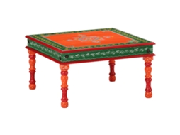 Coffee Table, Coffee Tables Vidaxl Laranja Madeira (54 X 54 X 30 Cm)