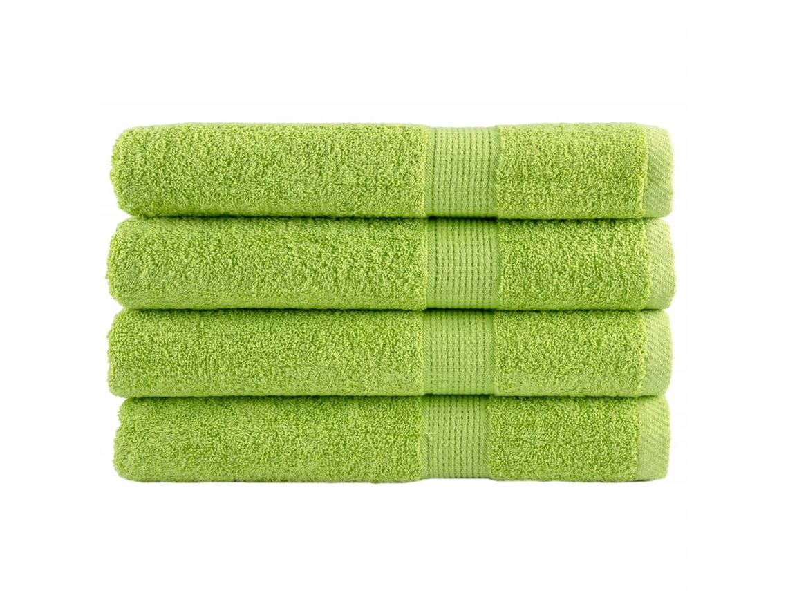 Towel, Towels Vidaxl Verde Algodão (100 X 200 Cm)