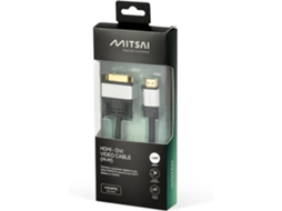 Cabo HDMI MITSAI (Outlet Caixa Aberta - DVI-D - 1.8m - Preto)