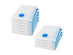 Pacote Com 10 Sacos De Armazenamento A Vácuo Para Viagem, Para Roupas, Jaquetas De Penas, Roupas De Cama E Travesseiros