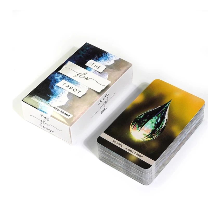 Baralho De Tarô Com 78 Cartas, Inteiramente Baseado Em Diversas Manifestações Do Elemento Água, Edição De Viagem.