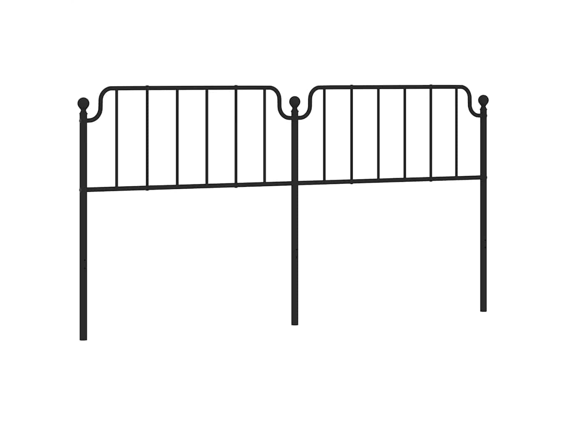 Cabeceira de substituição de 193 cm em metal marrom, exclusiva da MAISON.