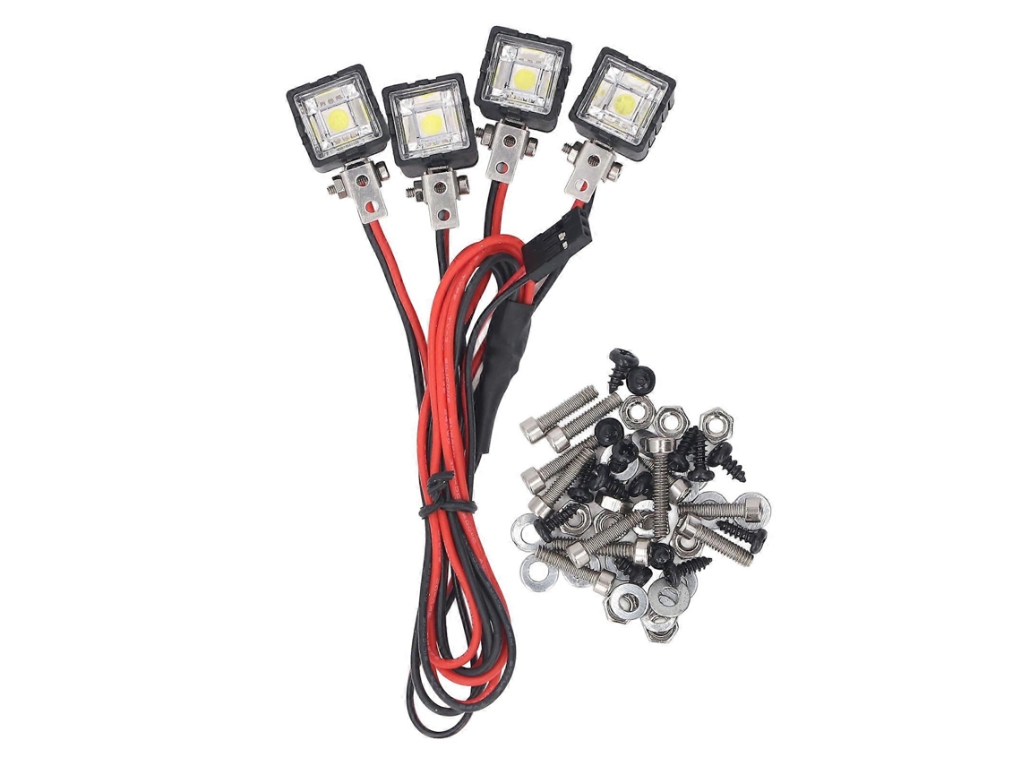Farol Dianteiro De Carro Rc Para Axial Scx10 90046 Redcat Led Farol 110 Rc Crawler 4ledvayotoy