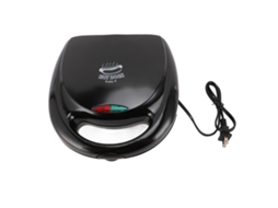 Máquina de Waffle Cachorro quente 850w Antiaderente 6 Porções Controle Automático de Temperatura 110v