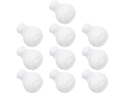 Conjunto De 10 Ponteiras Decorativas Para Varão De Cortina, Resistentes E Elegantes, Acessórios Práticos Para Trilho De Cortina