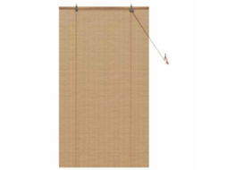 Conjunto 1 Estores De Rolo Vidaxl Castanho Bambu (80 X 160 Cm)
