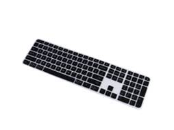 Capa De Teclado Para Teclado Sem Fio Craft Mx Keys, Silicone, Ergonômica, Branca Everley891