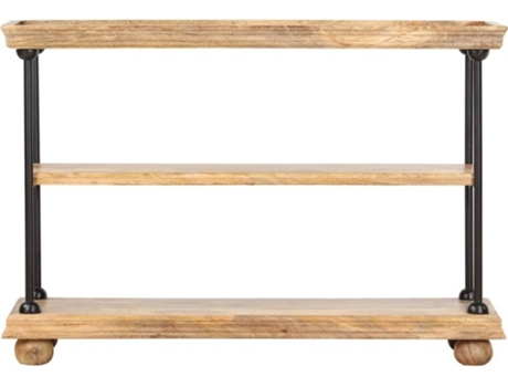 Estante  Castanho (110 x 35 x 75 cm - Madeira)