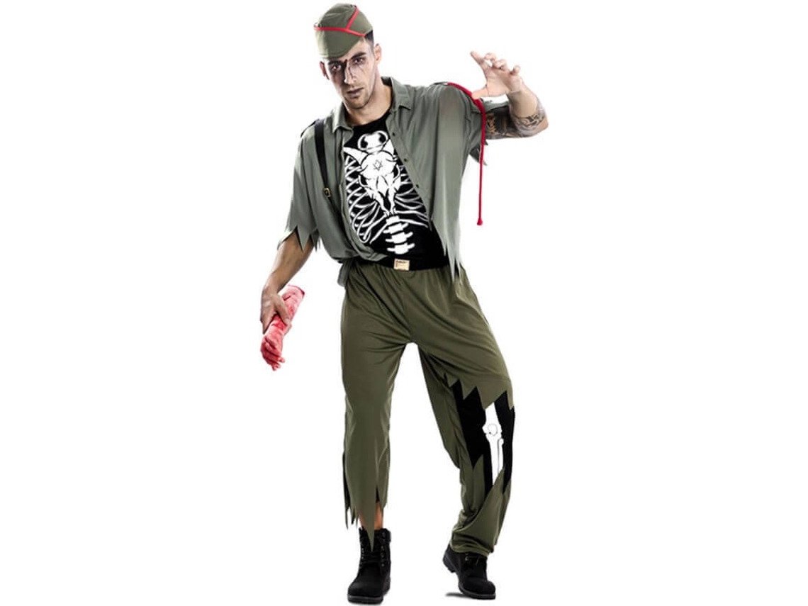 Fato de Homem DISFRAZZES Esqueleto Legionário (Tam: S)