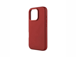 Capa Magleather para iPhone 16 Pro FIXED Vermelho