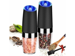 2 Moedor Elétrico Pimenta por Gravidade para Sal e AQUAFORGE (cabeças de Silicone)