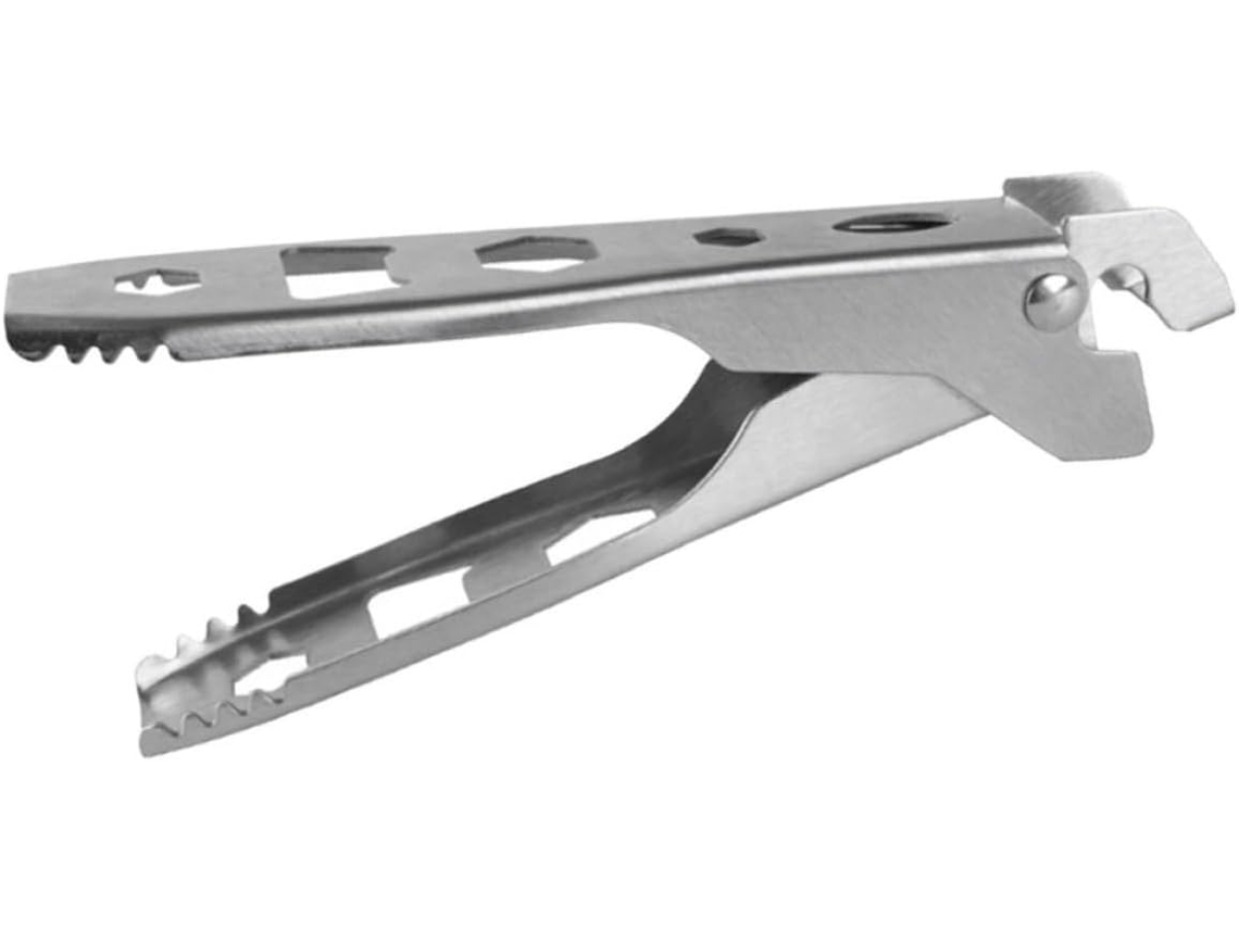Pinça Para Churrasco Com Cabo Ergonômico Em Aço Inoxidável, Multifuncional, Resistente Ao Desgaste E Segura Para Segurar
