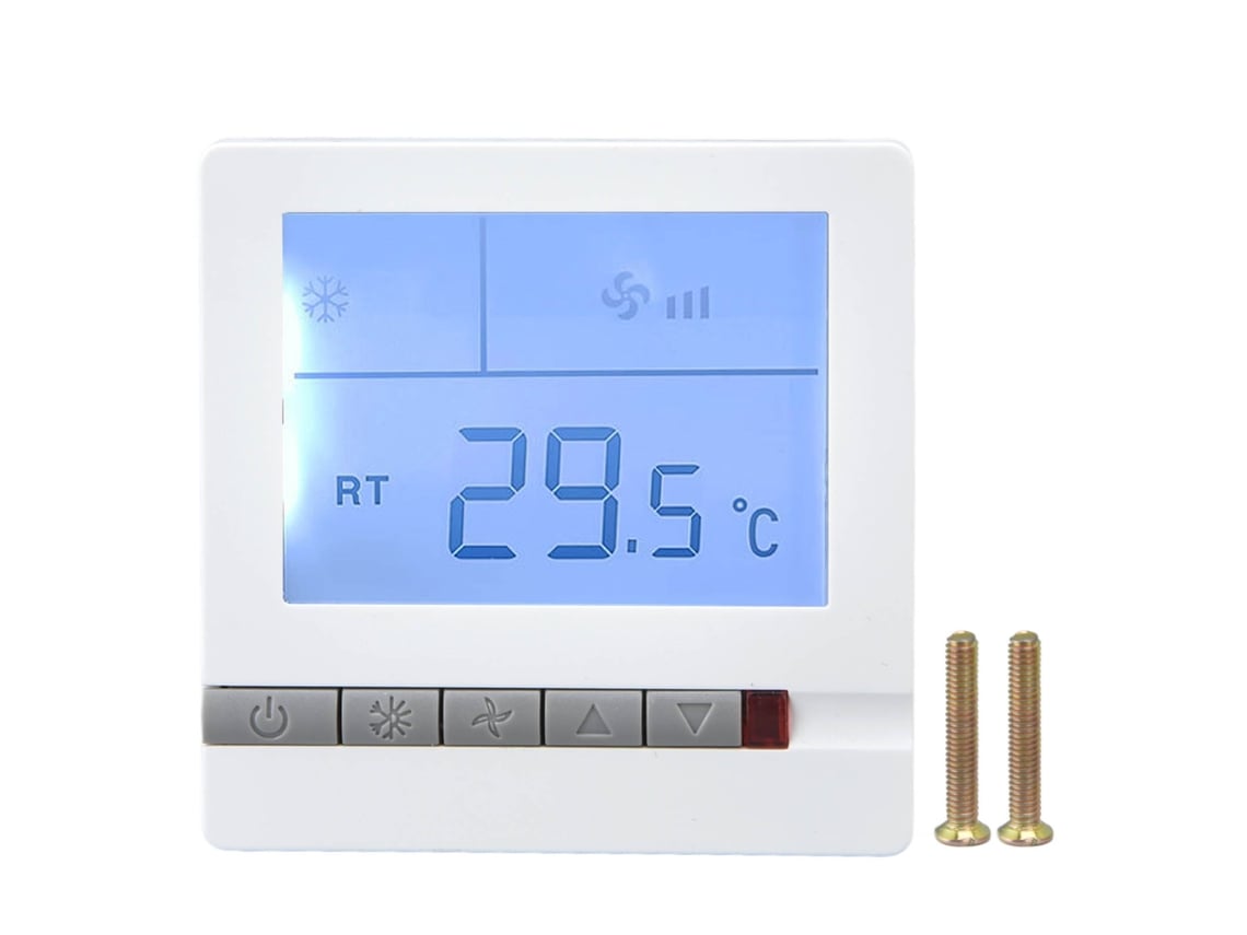 Termostato Inteligente com Função de Ventilação Controlador de Ar Condicionado Ac220V para Hotel Restaurante Salão | S/MARCA