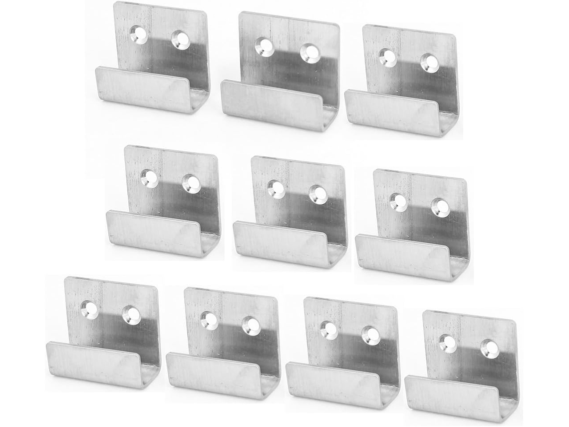 Conjunto de 10 Ganchos de Parede em Aço Inoxidável para Fixação de Azulejos CHABERLU