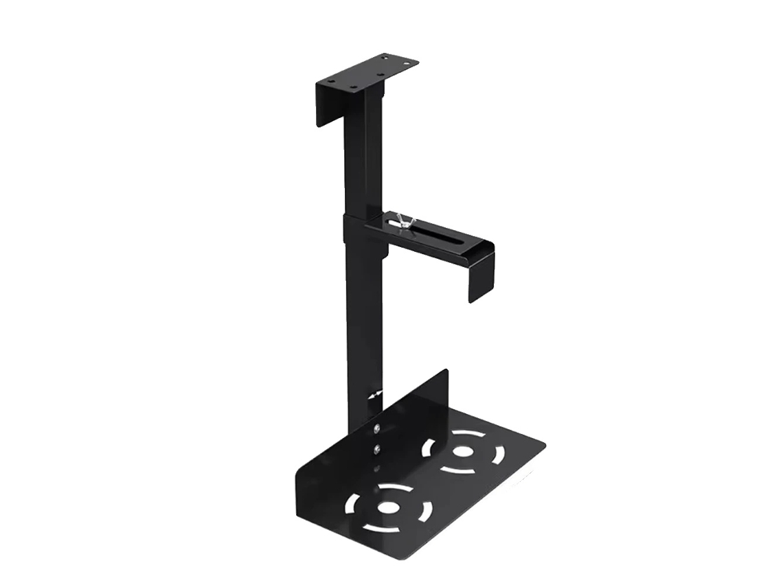 Suporte Para Gabinete De Pc, Design Ajustável, Solução Que Economiza Espaço, Preto