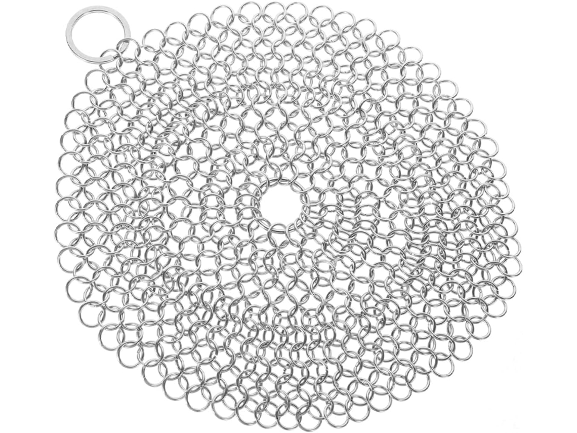 Esponja De Aço Inoxidável Luxshiny 12,5 Cm, Ideal Para Limpar