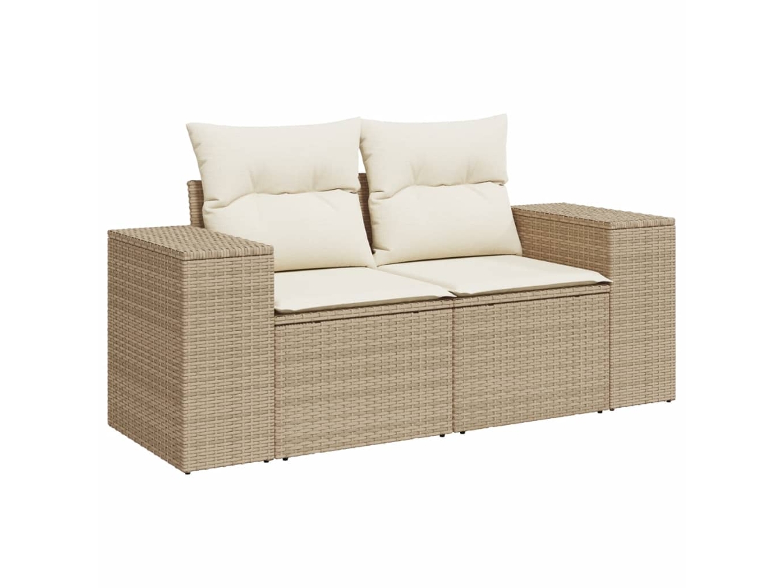 Garden Sofa, Garden Sofas Vidaxl Bege Rattan / Vime (n/a)