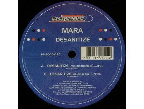 Vinil Desanitize, Mara Tranceportation