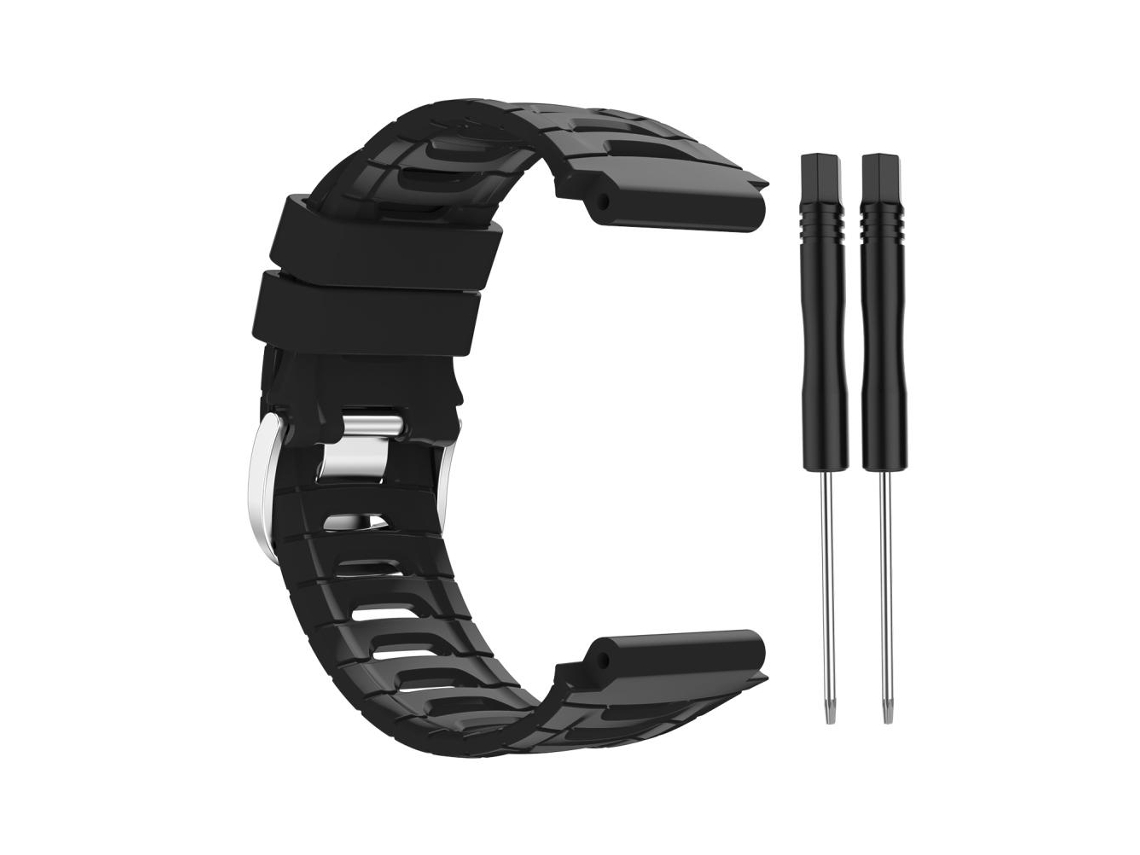 Mali pulseira de Relógio em Silicone para Garmin Forerunner 920xt com Fivela de Aço Substituição Confortável Ajustável
