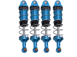 Mali amortecedor de Choque para Carro Rc de Liga com Oleoduto para Mn128 Mn86 G500 1/12 Azul