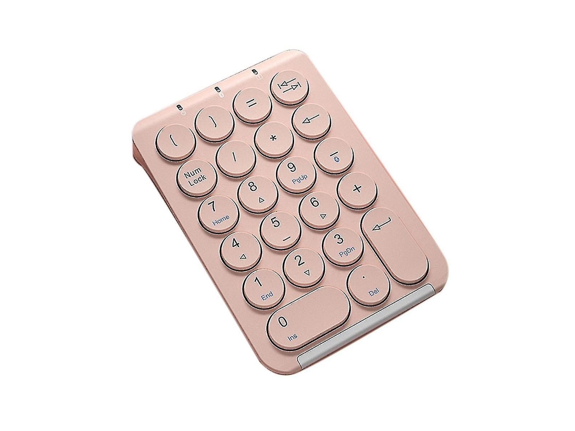 Teclado Numérico Sem Fio Bluetooth, Teclado Numérico Redondo, 22 Teclas, Recarregável Ly Ebike
