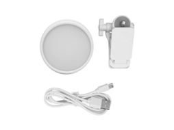 Luz De Preenchimento Magnética Mini Ajustável 3000k-6500k Com Suporte Para Celular Câmera Stream