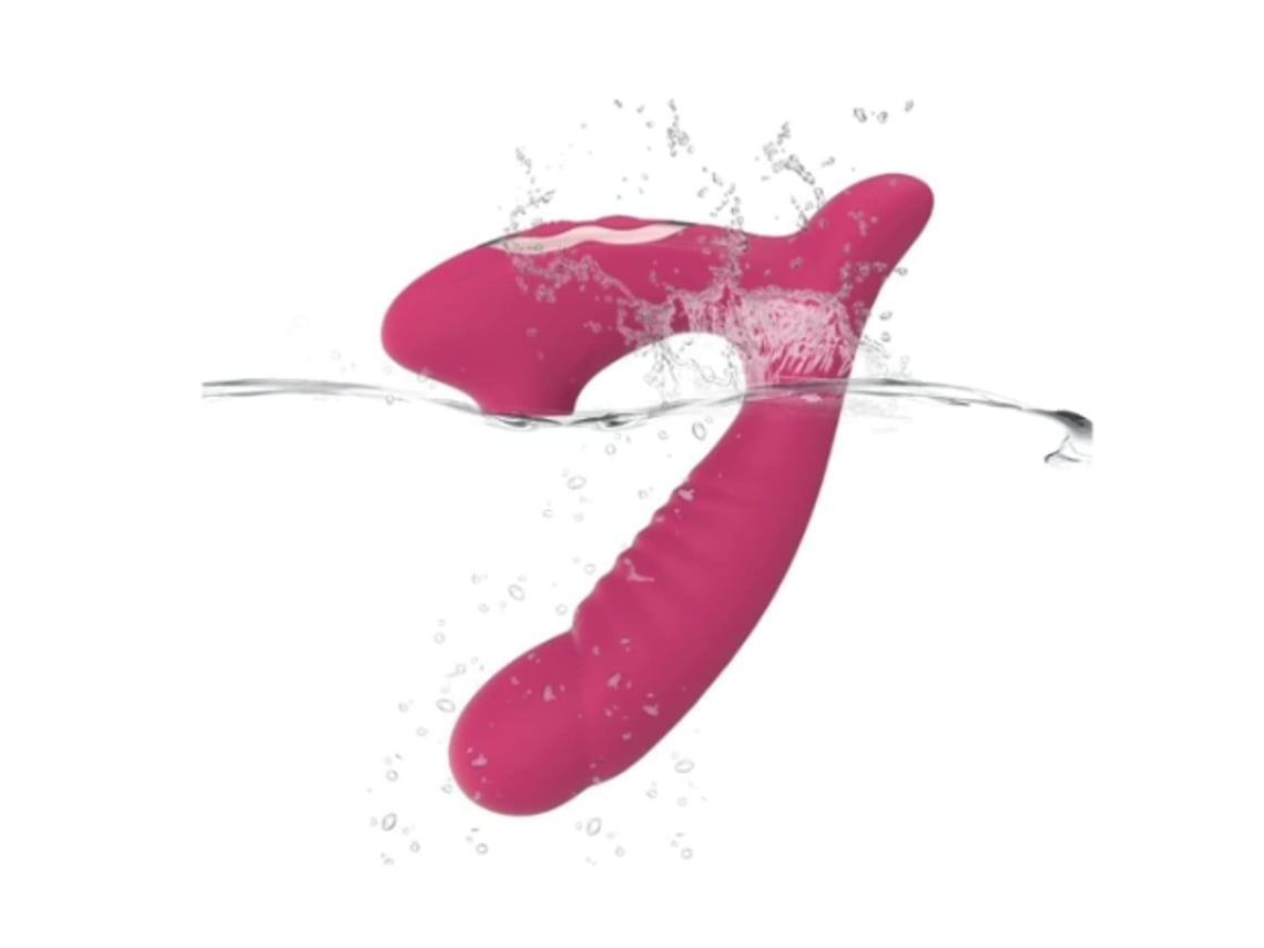 Estimulador De Clitóris Recarregável Brinquedos De Lamber E Chupar Massageador À Prova Dágua Língua Sexual Para Mulheres Vermelho Gusshious