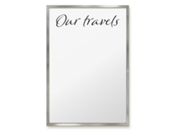Magnetic Board Our Travels For The Living Room Espelharte (40x60 Cm)