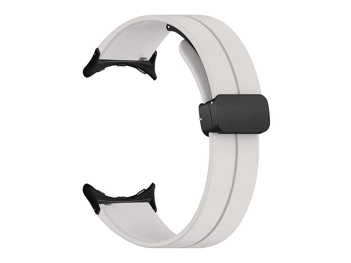 Pulseiras De Relógio De Silicone Elásticas Macias Com Fivela Magnética Dobrável Para Google Pixel Watch Olysi Shop