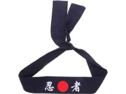 Faixa De Cabeça De Chef Japonês Em Algodão, Faixa De Cabeça Larga E Ajustável, Design Decorativo De Samurai
