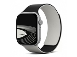 Bracelete Apple Watch Silicone Lichia Fecho Paraquedas XIAOMOYU