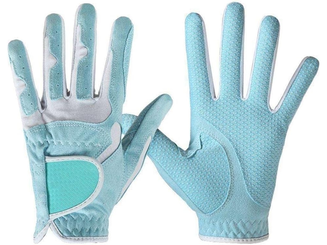 Luvas de Golfe Femininas Antiderrapantes com Ranhuras para Mão Esquerda e Direita S/MARCA