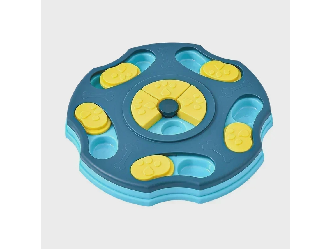 Brinquedo Interativo para Cães, Comedouro Lento, Dispensador de Comida para Filhotes, Tigela Antiderrapante para Alimentação Lenta AQUAFORGE