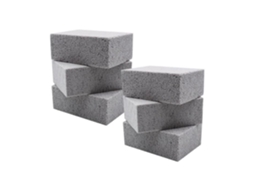 Bloco de Limpeza em Pedra pomes 6 Peças Reutilizável Sem Produtos Químicos 3,9x2,7x1,6 Polegadas