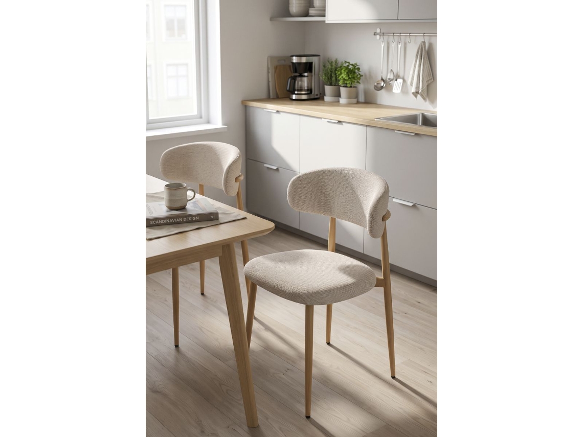 Cadeira Jantar Majest - Beige