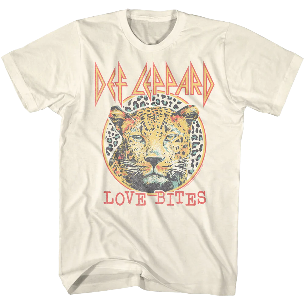 Def Leppard ''love Bites'' T-shirt Unisex Rockinstone Size:m