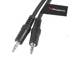 Phoenix Cabo Áudio Phaudiojack3 Jack 3.5 Mm M/M 3 M