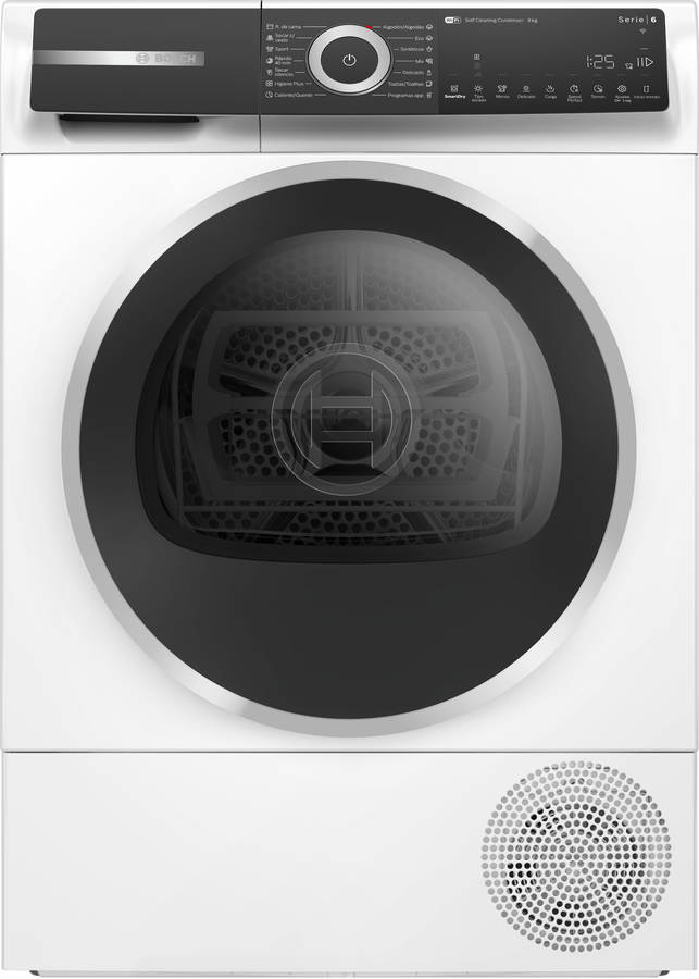 Máquina de Secar Roupa BOSCH WQH246B0ES (9 kg - Bomba de Calor - Branco)