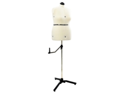 Vidaxl Forma De Vestido Ajustável Feminina Creme L Veludo